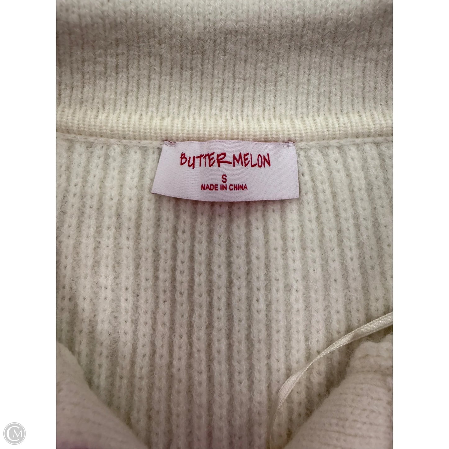 Sweater By Buttermelon In White, Size: S
