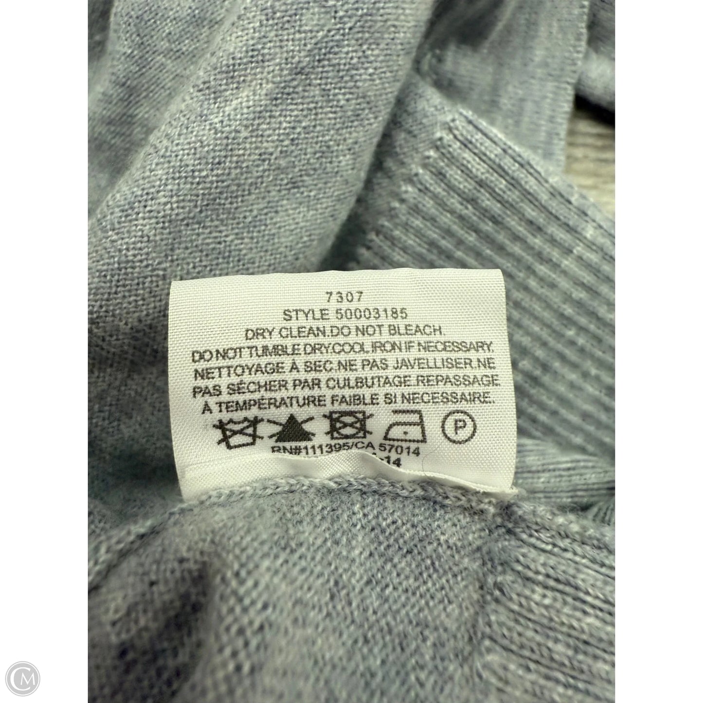 Sweater Cardigan Designer By Tory Burch In Grey, Size: M