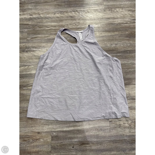 Athletic Tank Top By Athleta In Purple, Size: 2x