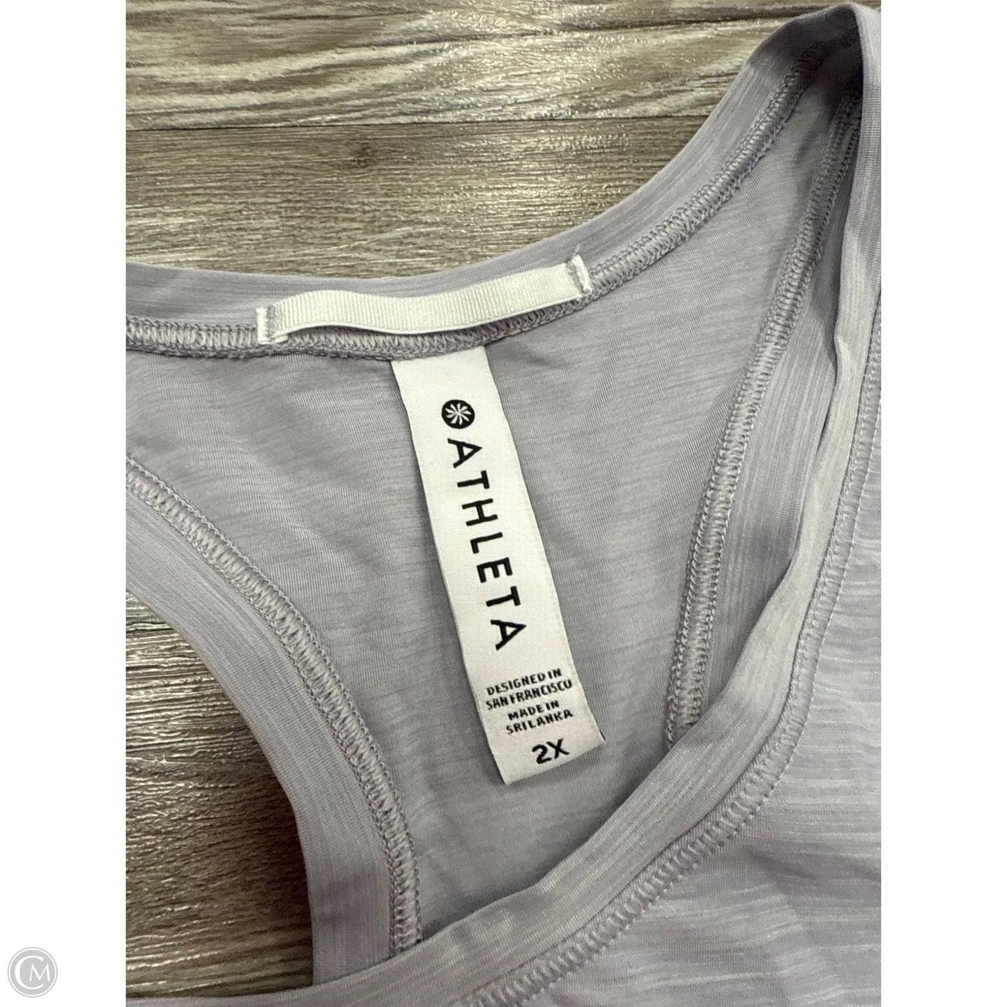 Athletic Tank Top By Athleta In Purple, Size: 2x