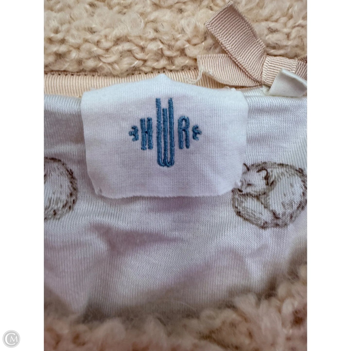 Sweater Cardigan By Anthropologie In Peach, Size: L