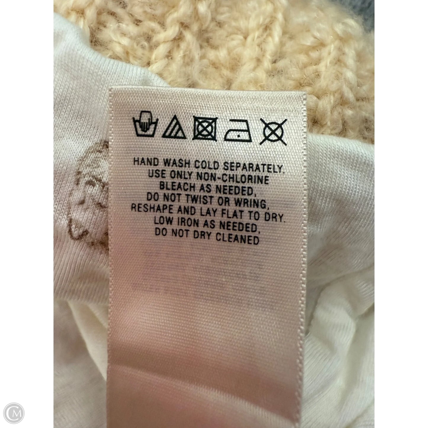 Sweater Cardigan By Anthropologie In Peach, Size: L
