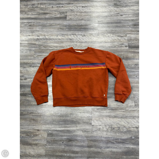 Athletic Sweatshirt Crewneck By Cotopaxi In Orange, Size: M