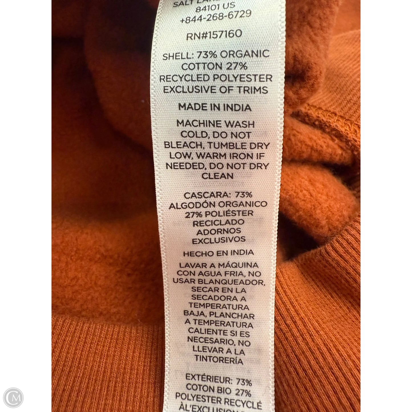 Athletic Sweatshirt Crewneck By Cotopaxi In Orange, Size: M