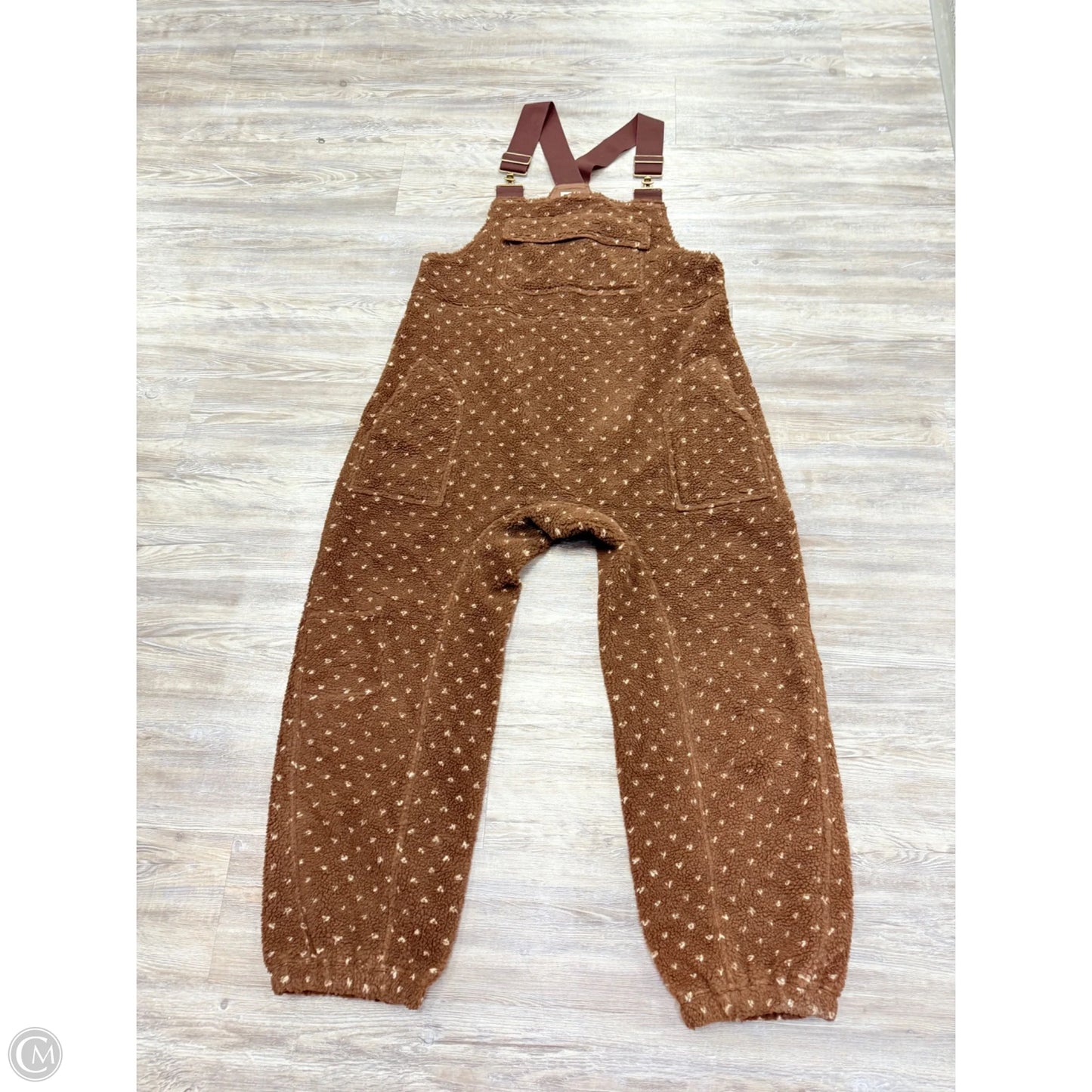 Overalls By Marea In Brown & Cream, Size: L