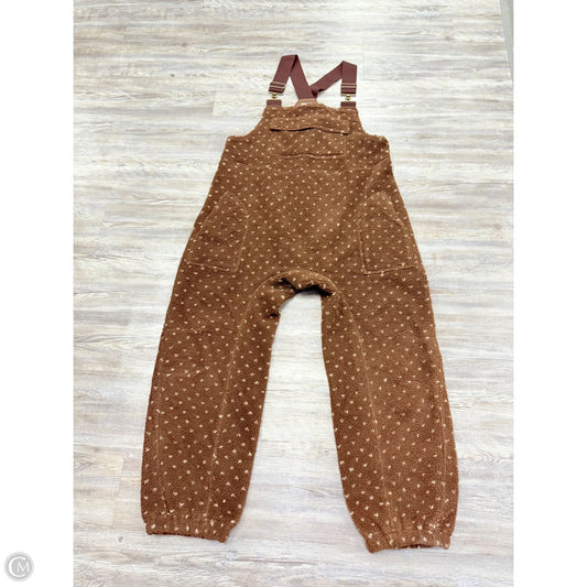 Overalls By Marea In Brown & Cream, Size: L