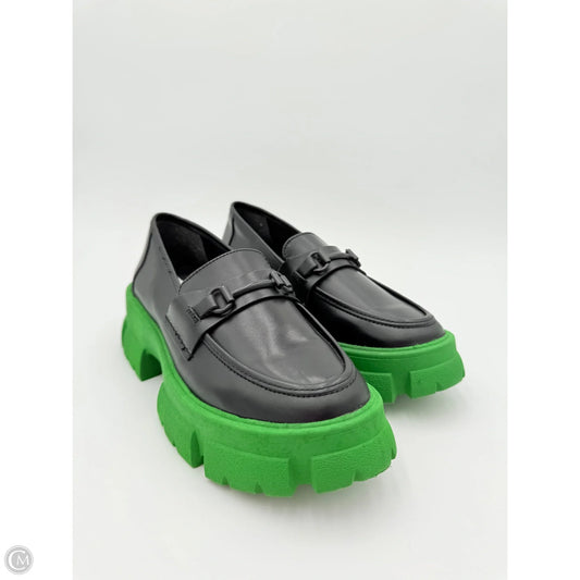 Shoes Heels Platform By Steve Madden In Black & Green, Size: 9.5