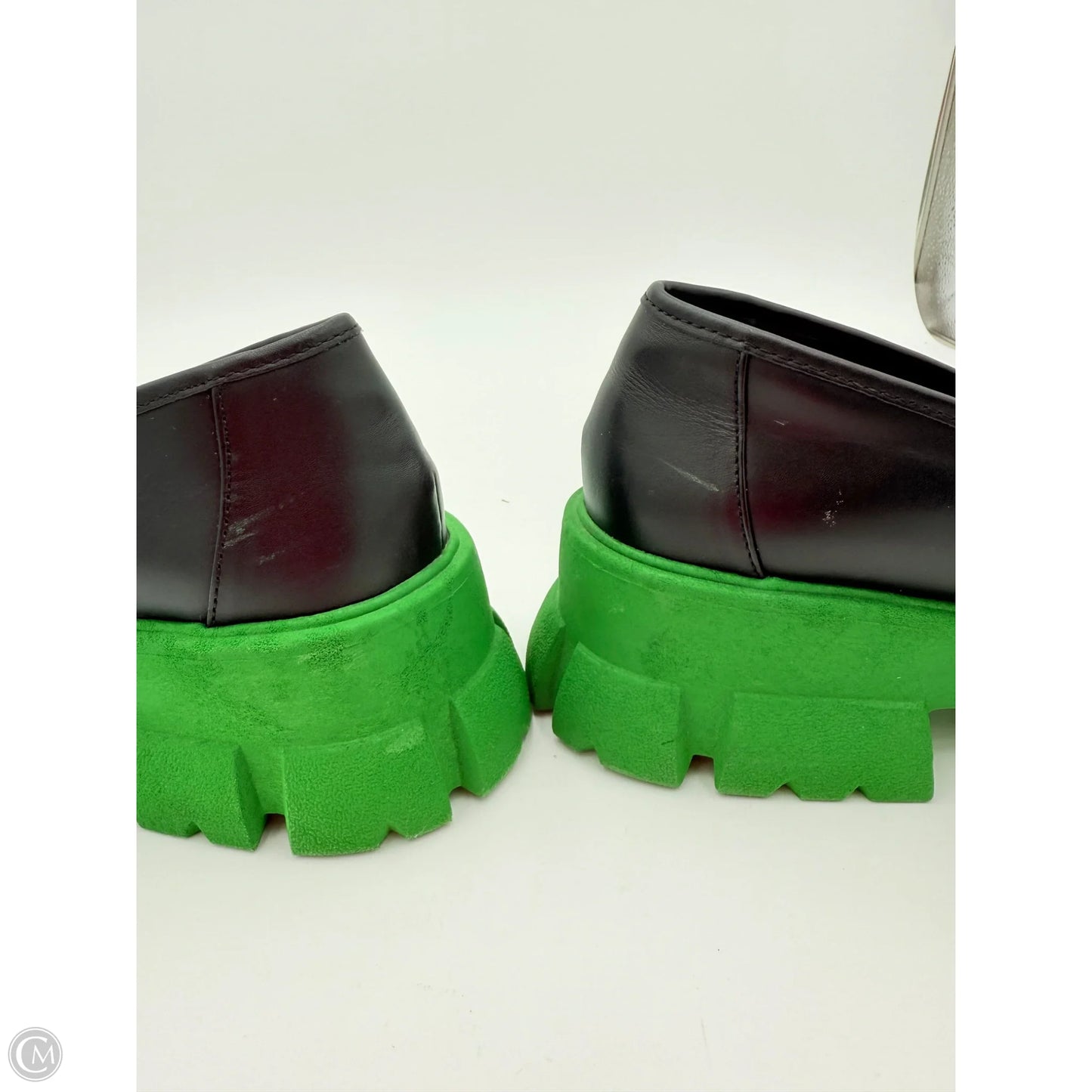 Shoes Heels Platform By Steve Madden In Black & Green, Size: 9.5