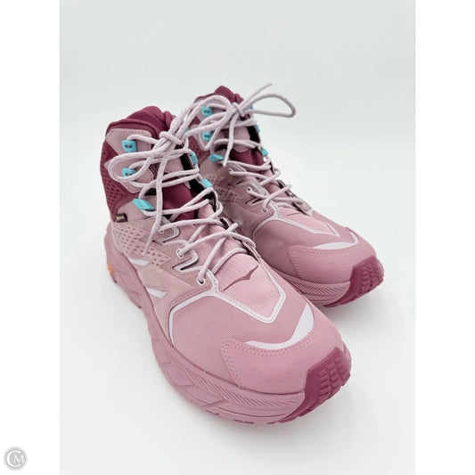 Boots Hiking By Hoka In Purple, Size: 9.5