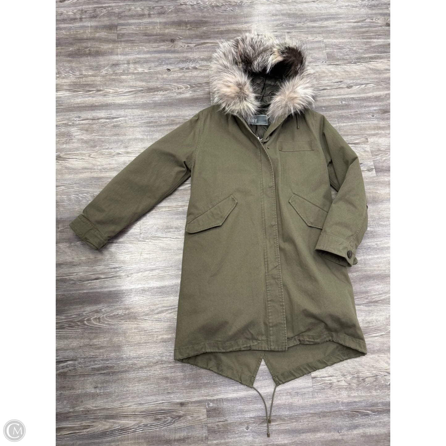Coat Other By Yves  Salomon In Green, Size: M