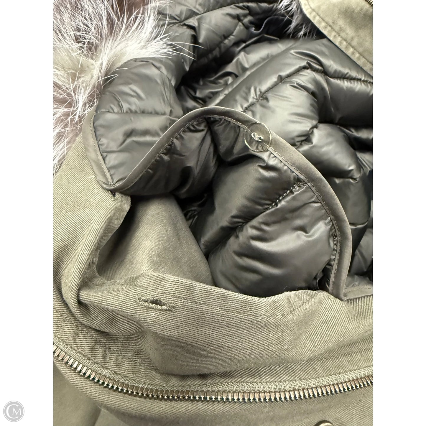 Coat Other By Yves  Salomon In Green, Size: M