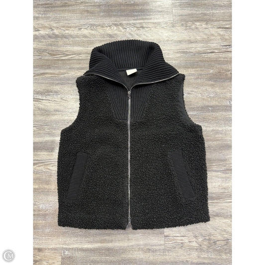 Vest Faux Fur & Sherpa By Varley In Black, Size: S