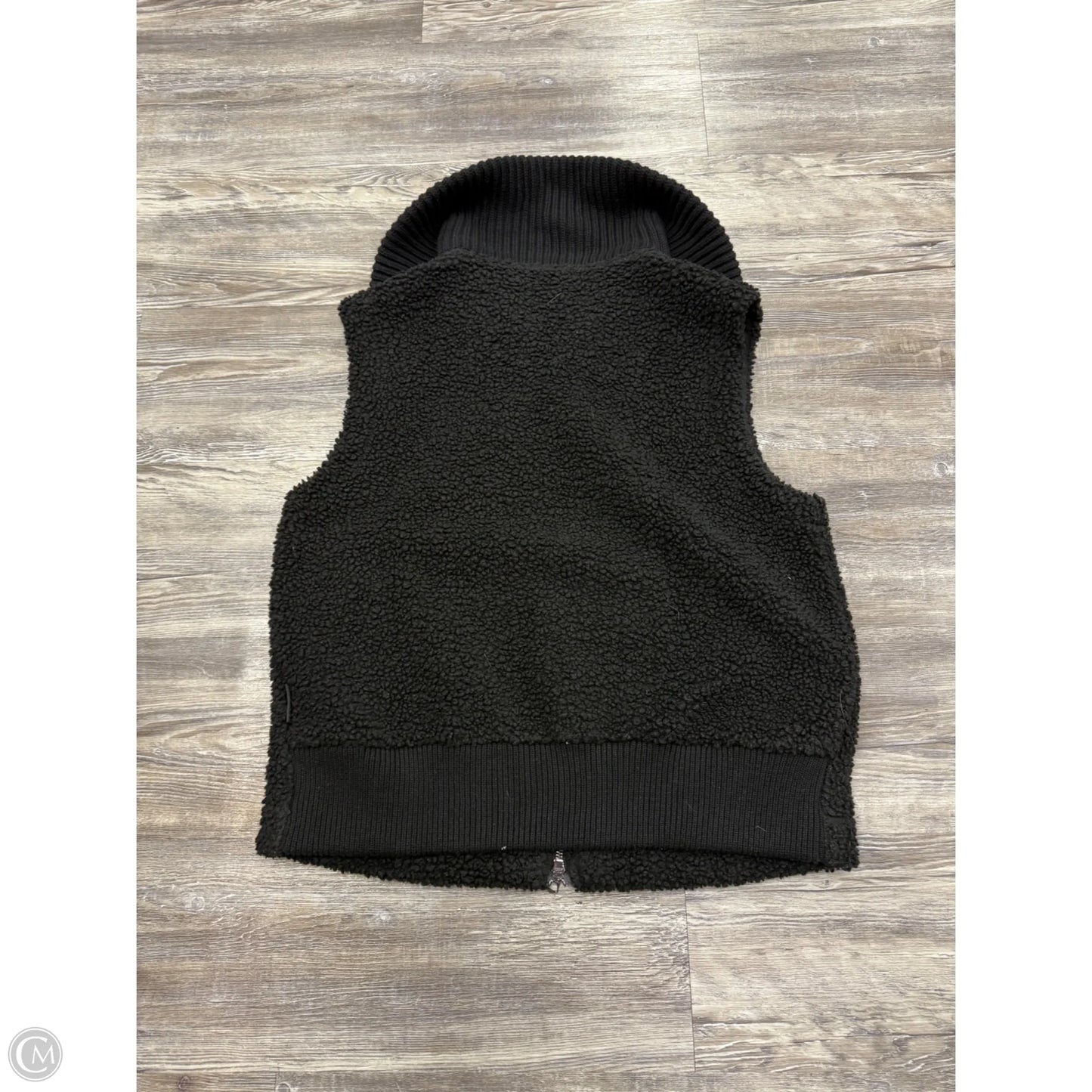 Vest Faux Fur & Sherpa By Varley In Black, Size: S