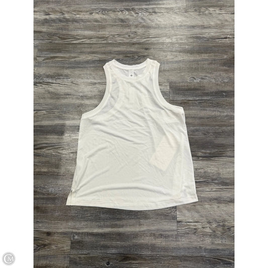Athletic Tank Top By Lululemon In White, Size: 4