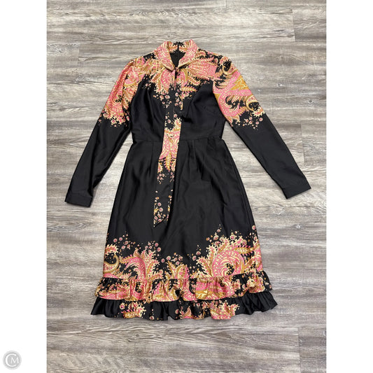 Dress Casual Short By Cmb In Black & Pink, Size: Xs