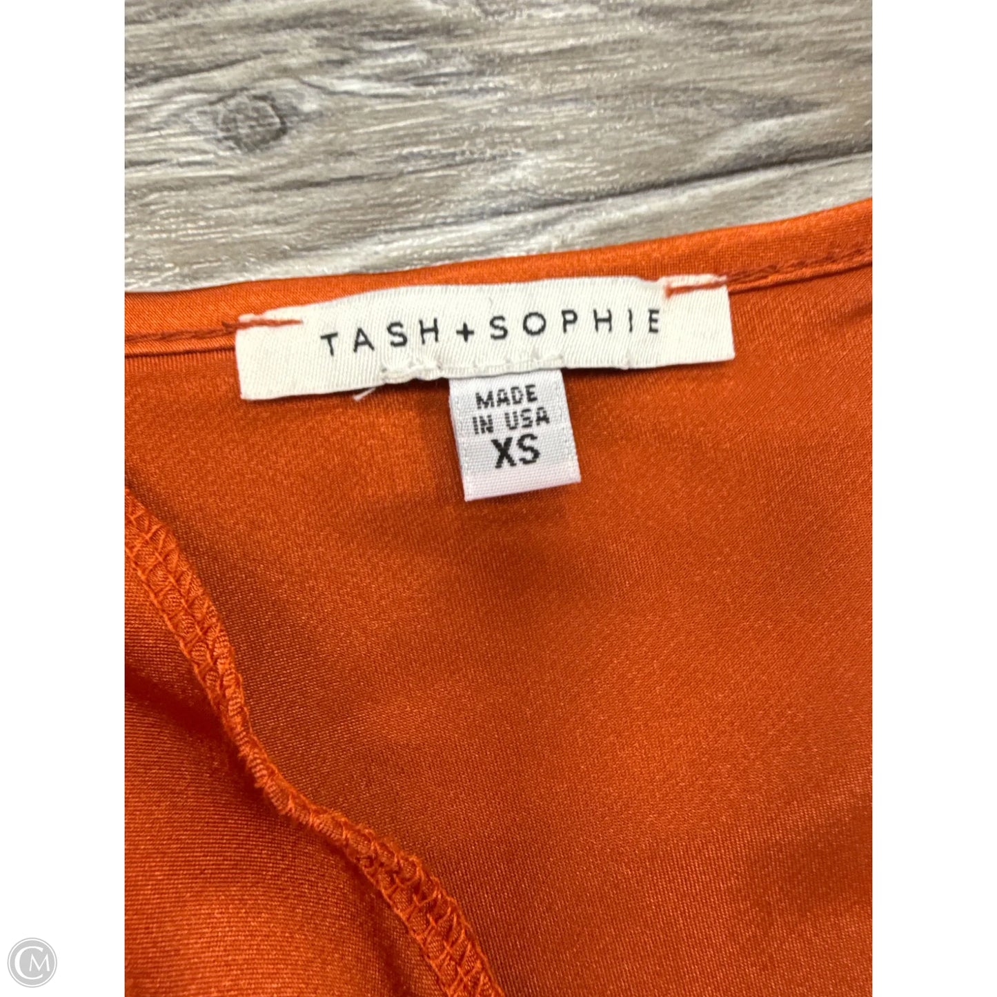 Top Short Sleeve By Tash + Sophie In Orange, Size: Xs