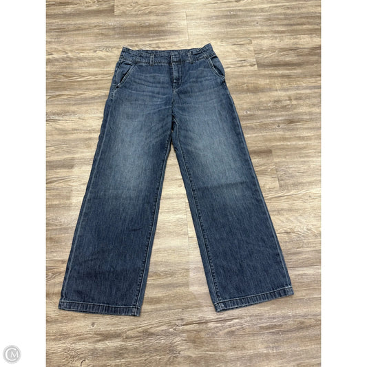 Jeans Wide Leg By Pilcro In Blue Denim, Size: 8