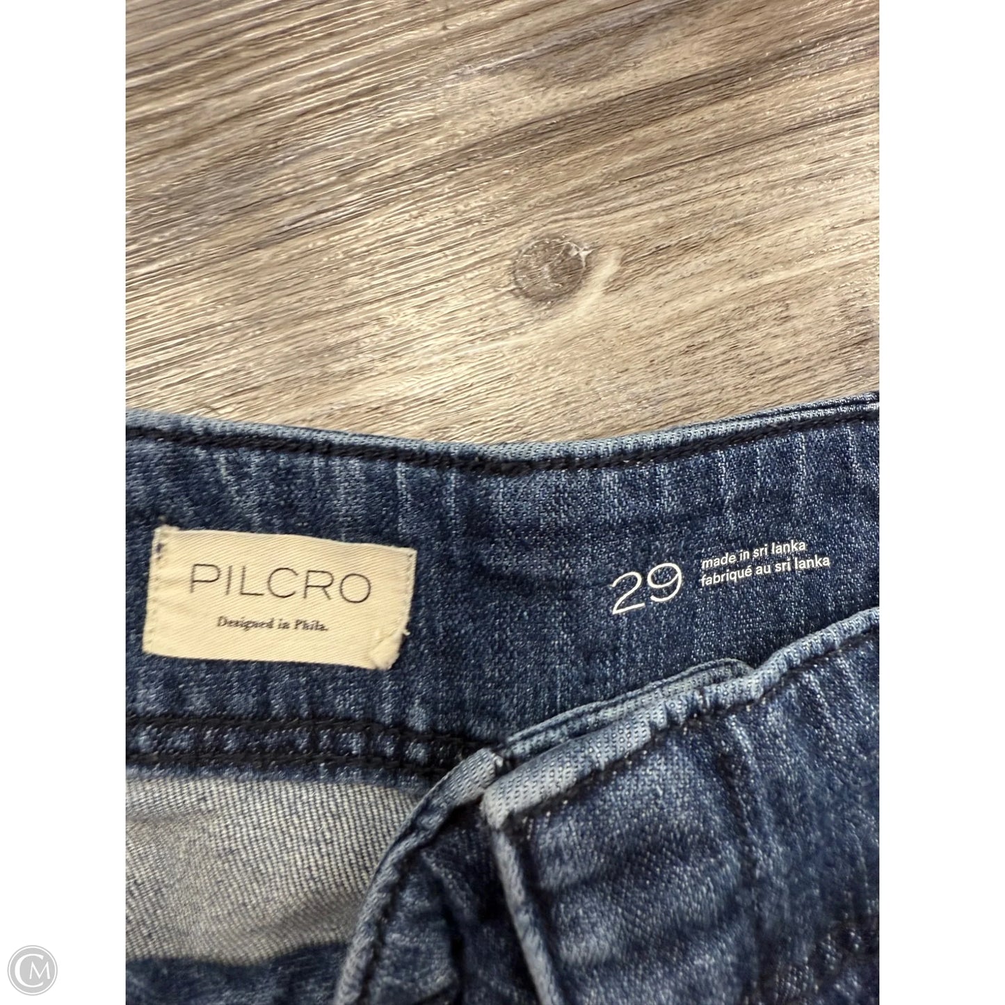 Jeans Wide Leg By Pilcro In Blue Denim, Size: 8