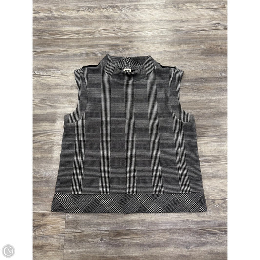 Top Sleeveless By Anne Klein In Black, Size: M