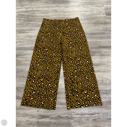 Pants Cropped By Maeve In Animal Print, Size: 8p