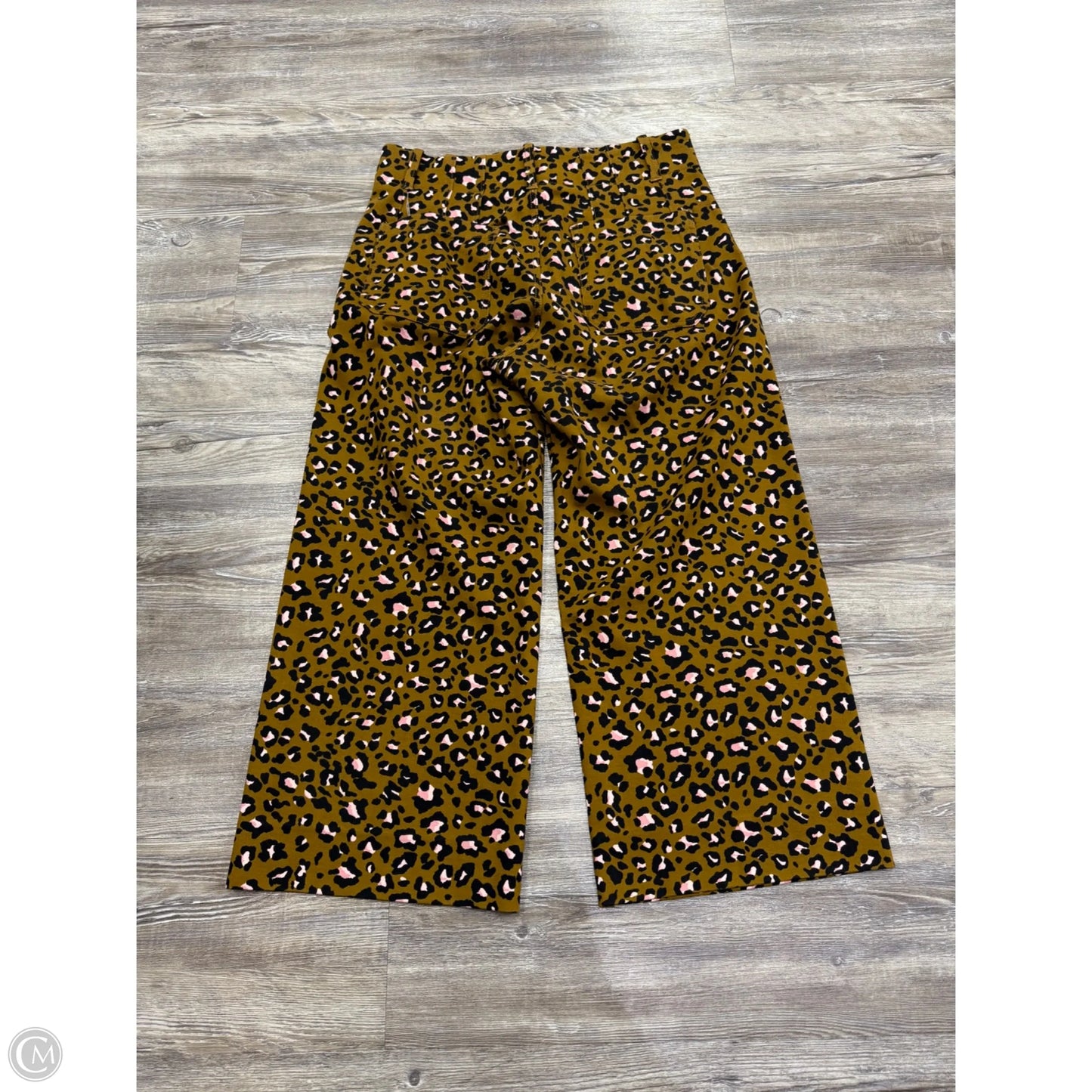 Pants Cropped By Maeve In Animal Print, Size: 8p