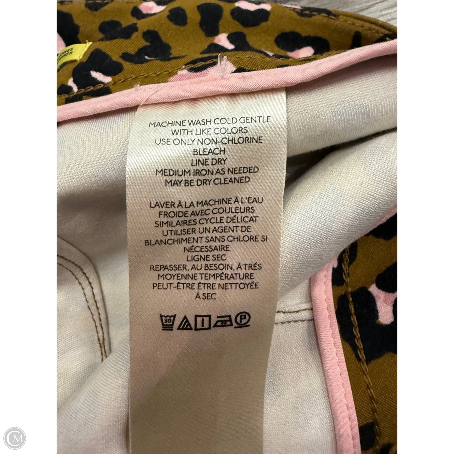 Pants Cropped By Maeve In Animal Print, Size: 8p