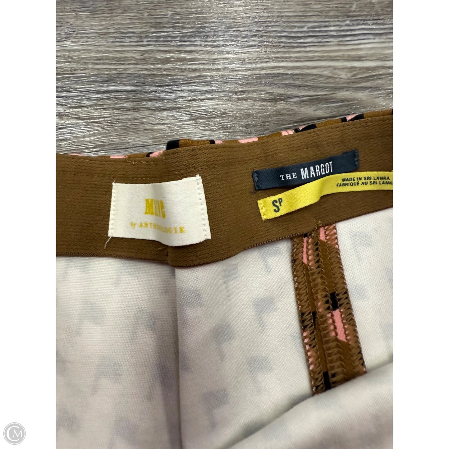 Pants Cropped By Maeve In Yellow, Size: Sp