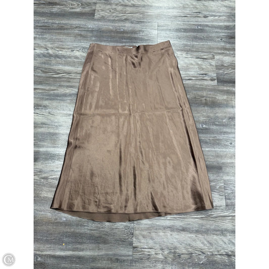 Skirt Midi By Vince In Brown, Size: M