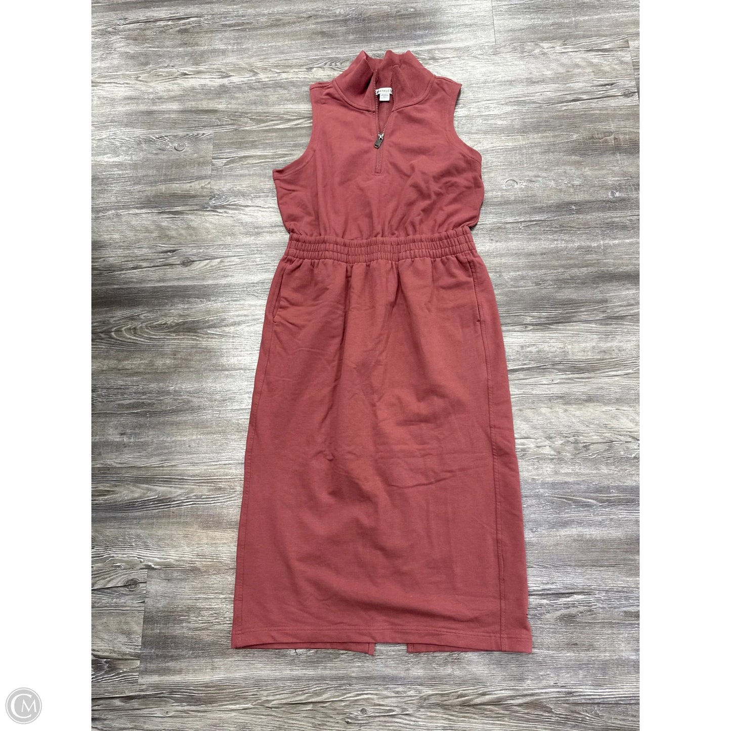 Dress Casual Midi By Athleta In Pink, Size: M