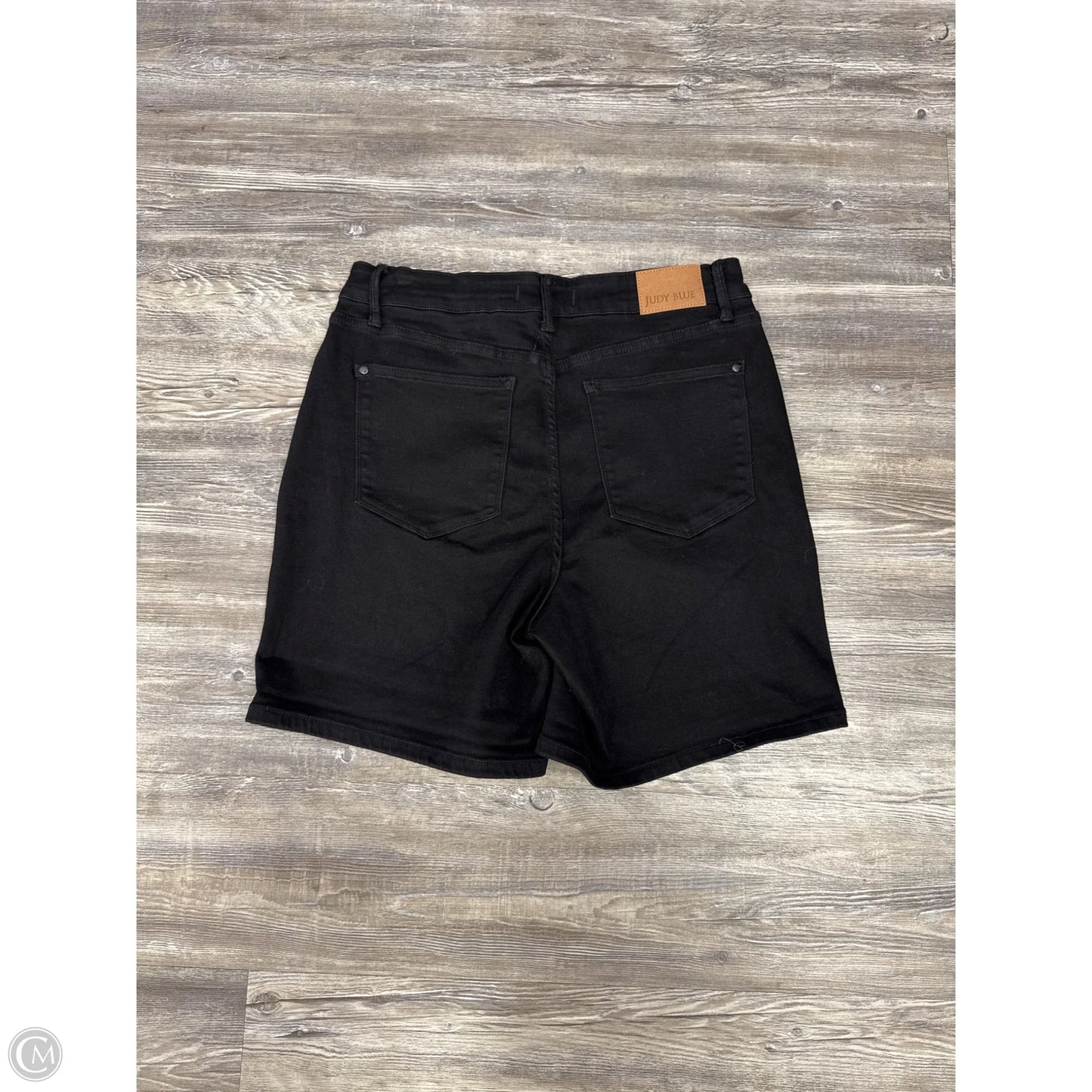 Shorts By Judy Blue In Black Denim, Size: 1x