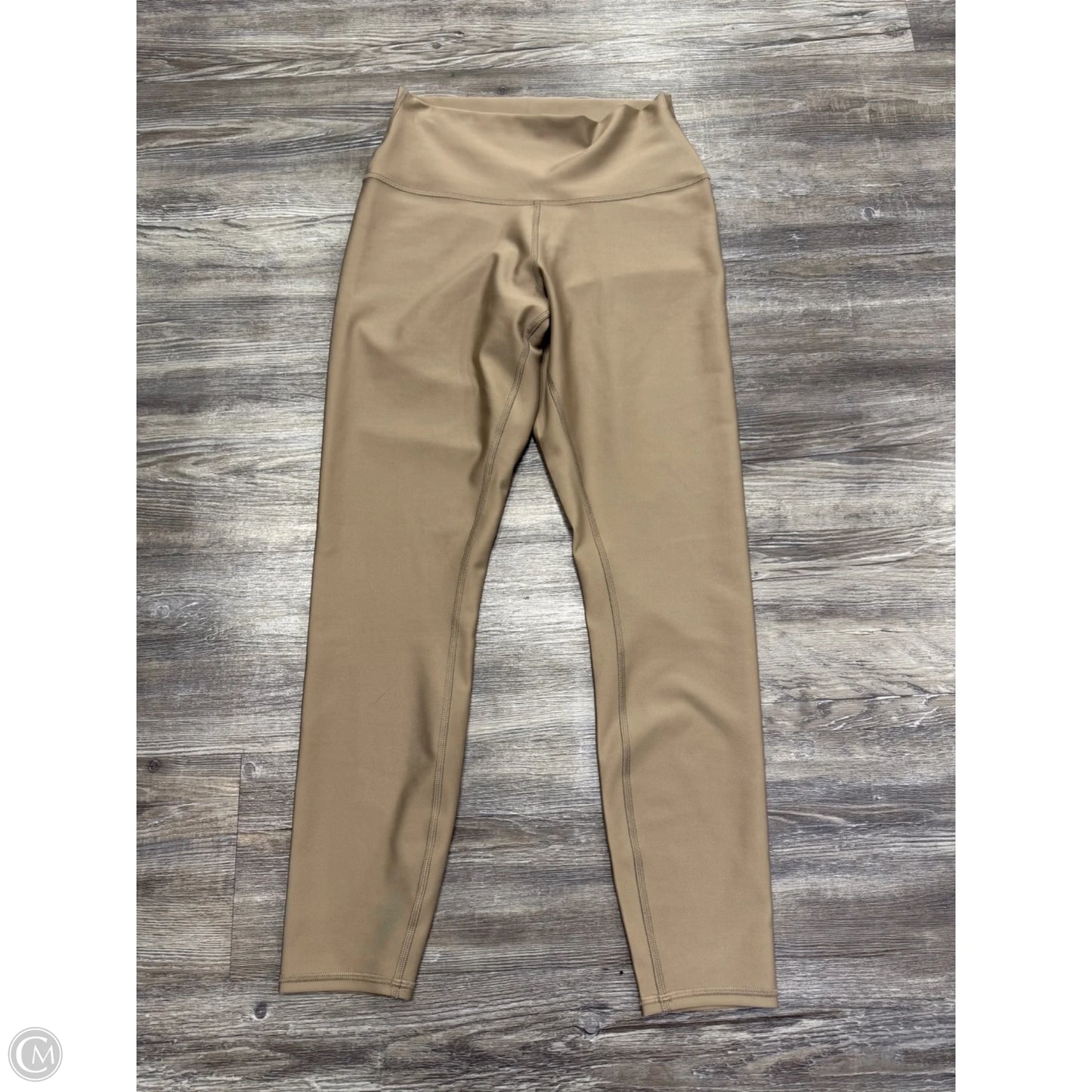 Athletic Leggings By Alo In Tan, Size: M