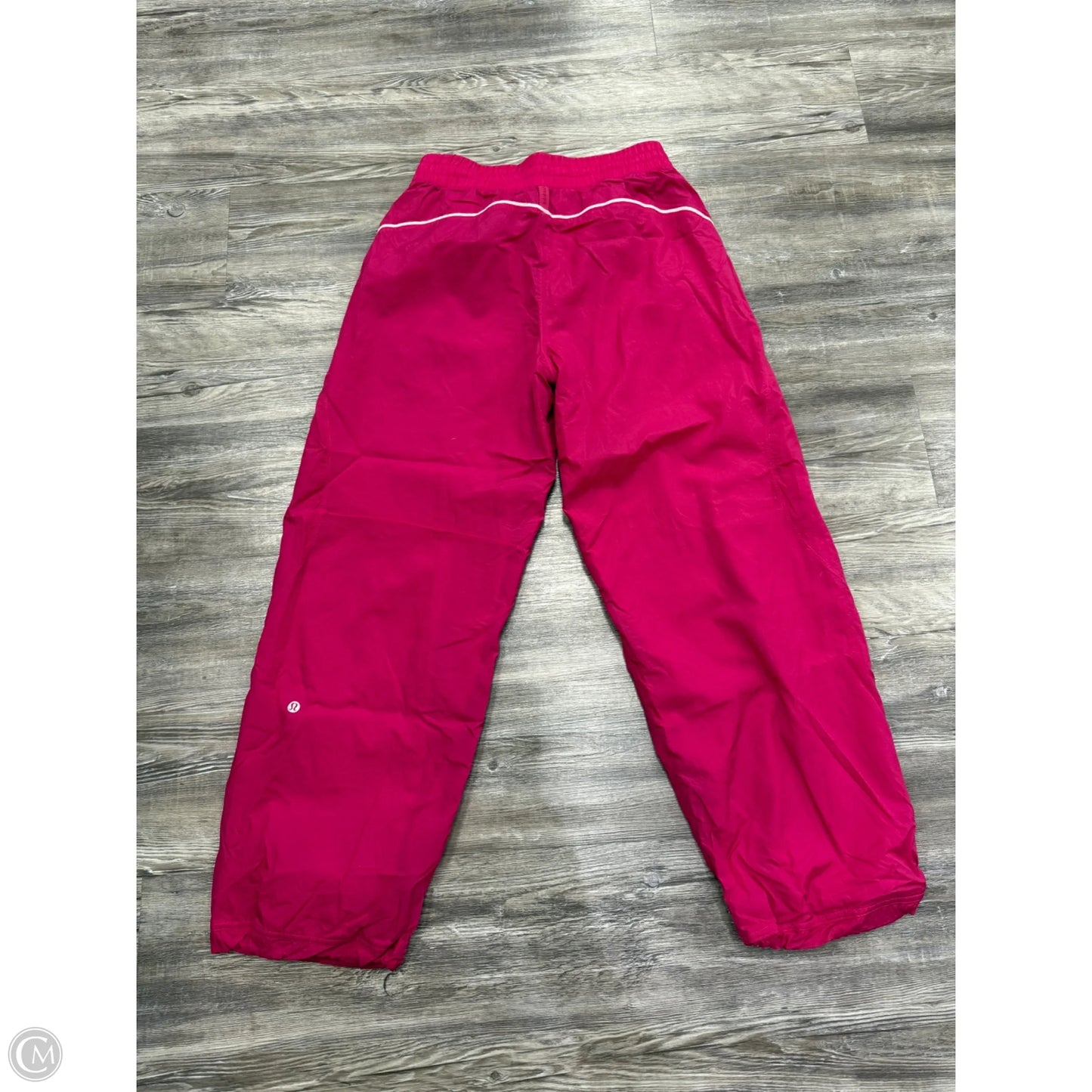 Athletic Pants By Lululemon In Pink & White, Size: 6