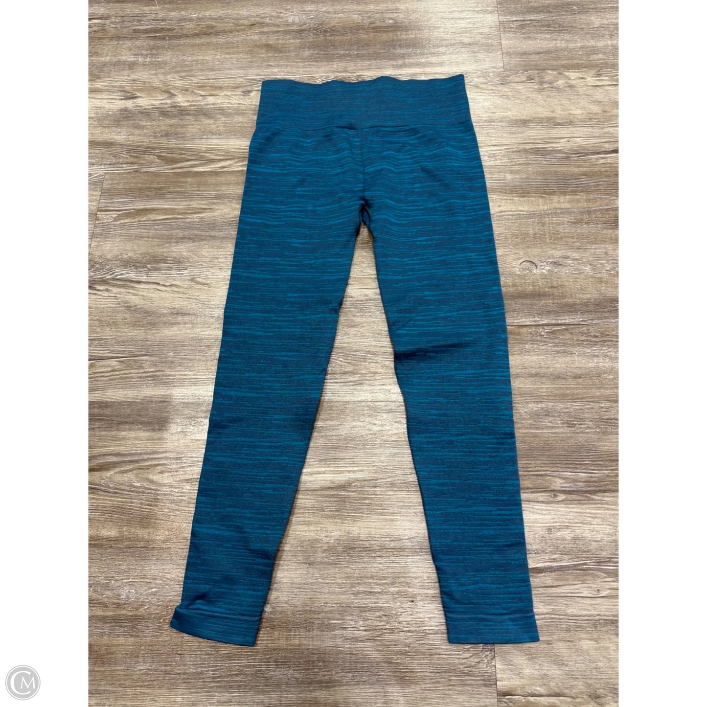 Athletic Leggings By Gym Shark In Blue, Size: M