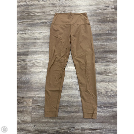 Athletic Leggings By Set Active In Tan, Size: M