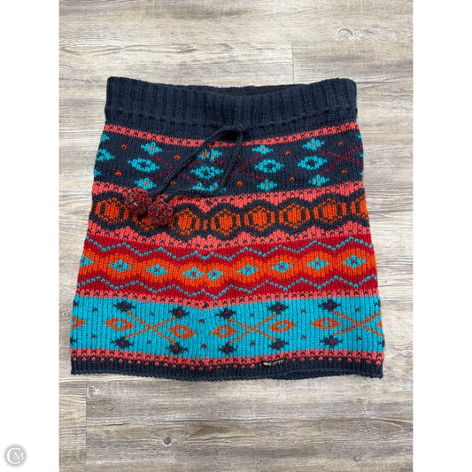 Skirt Mini & Short By Everest In Blue, Size: S