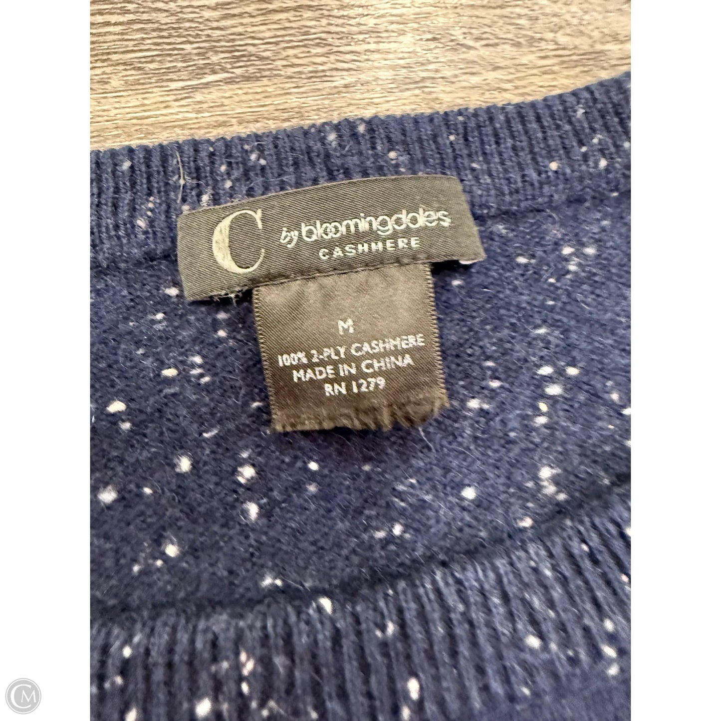 Sweater Cashmere By Bloomingdales In Blue, Size: M