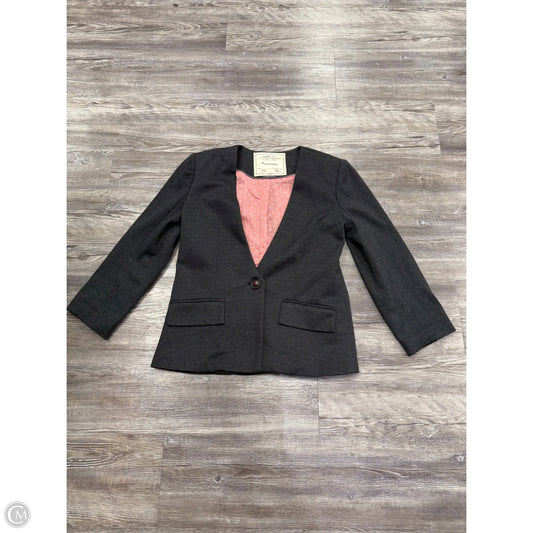 Blazer By Anthropologie In Grey, Size: S
