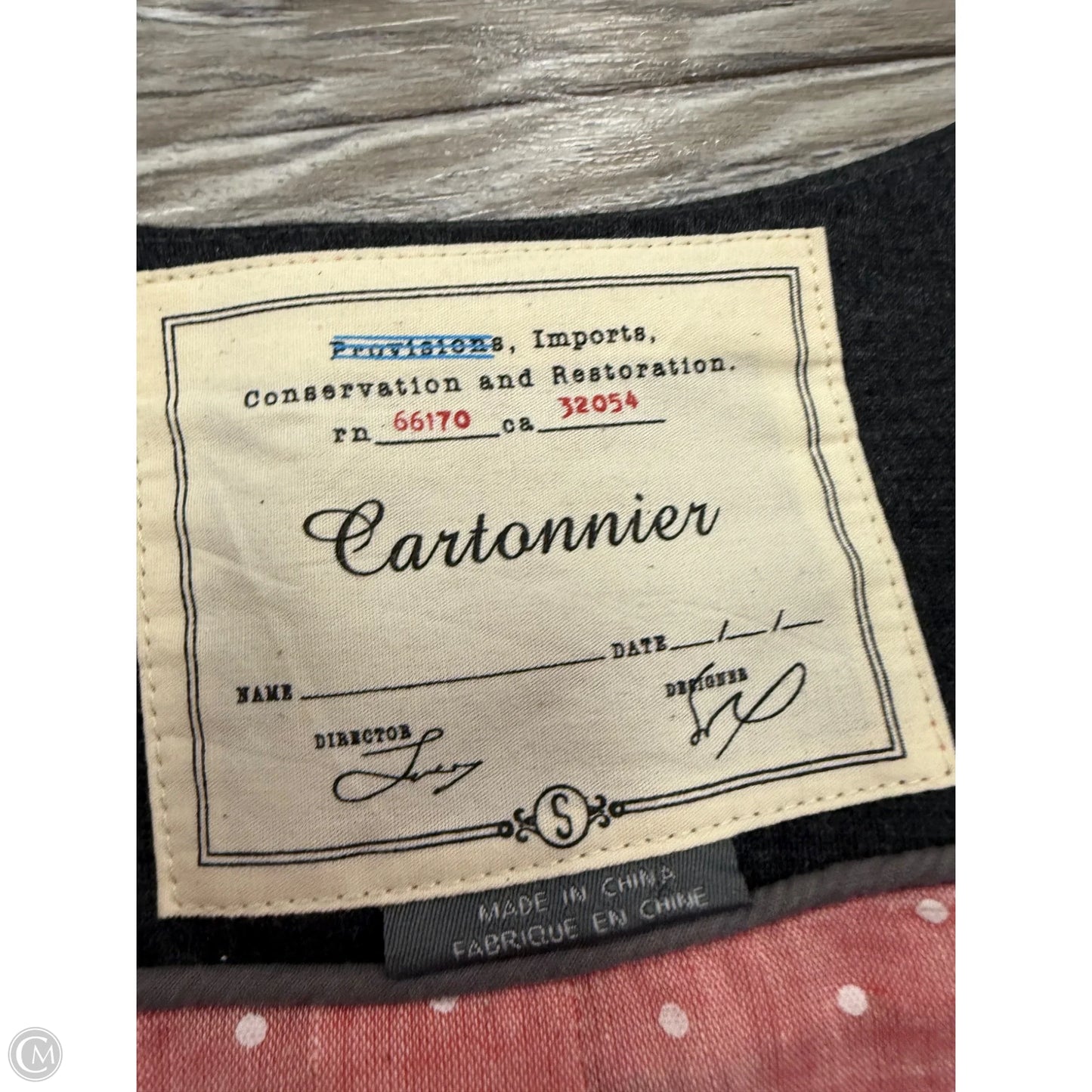 Blazer By Anthropologie In Grey, Size: S