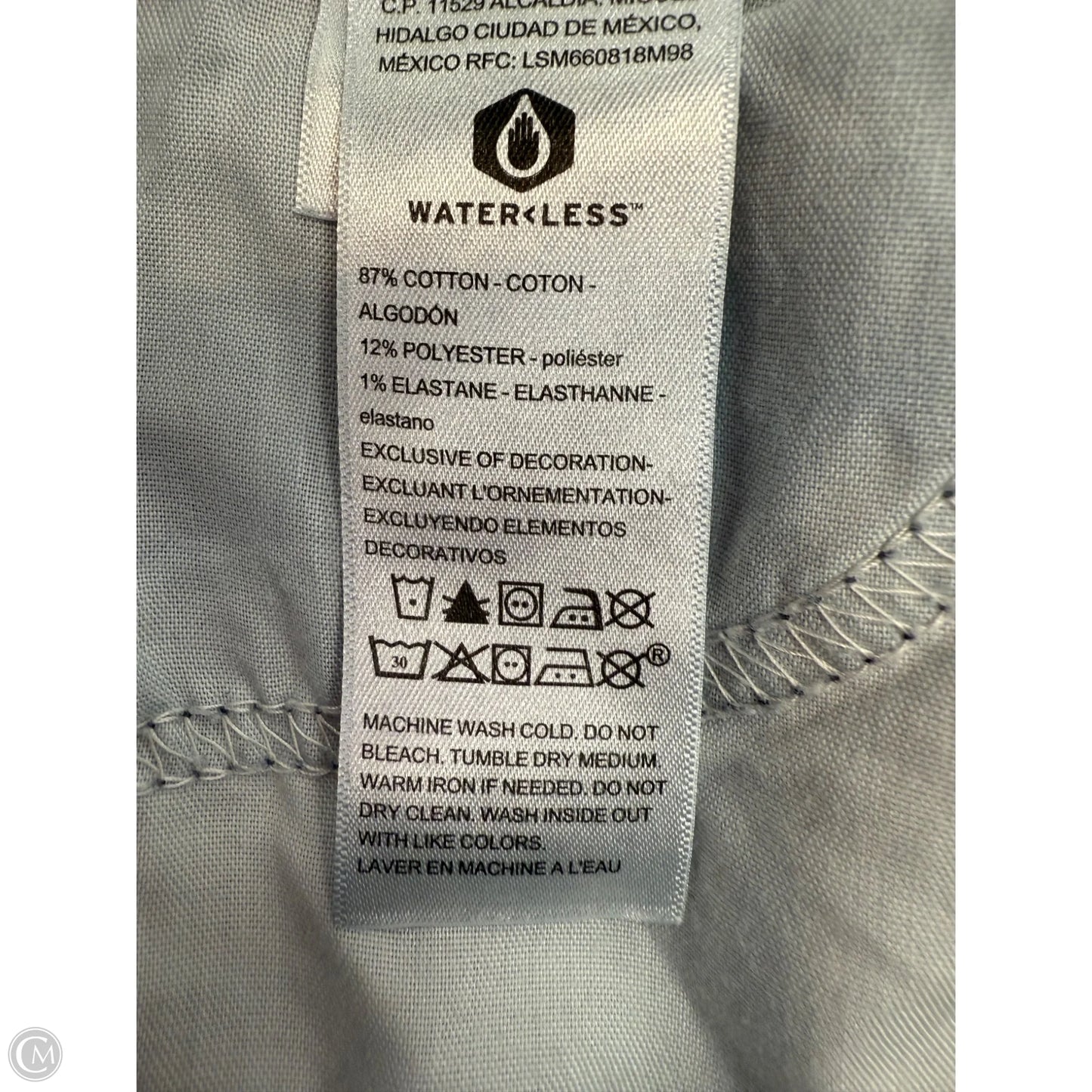 Shorts By Denizen By Levis In Blue Denim, Size: 12