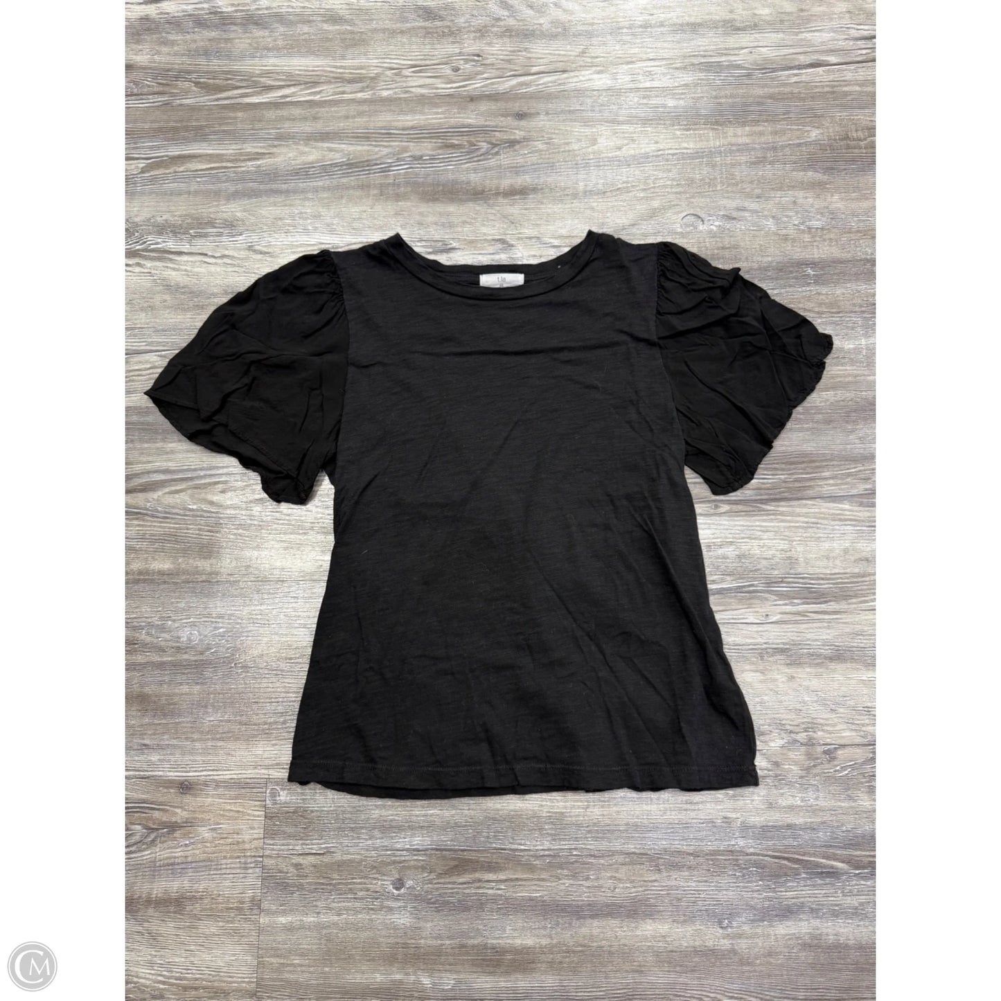Top Short Sleeve By T.la In Black, Size: Xs
