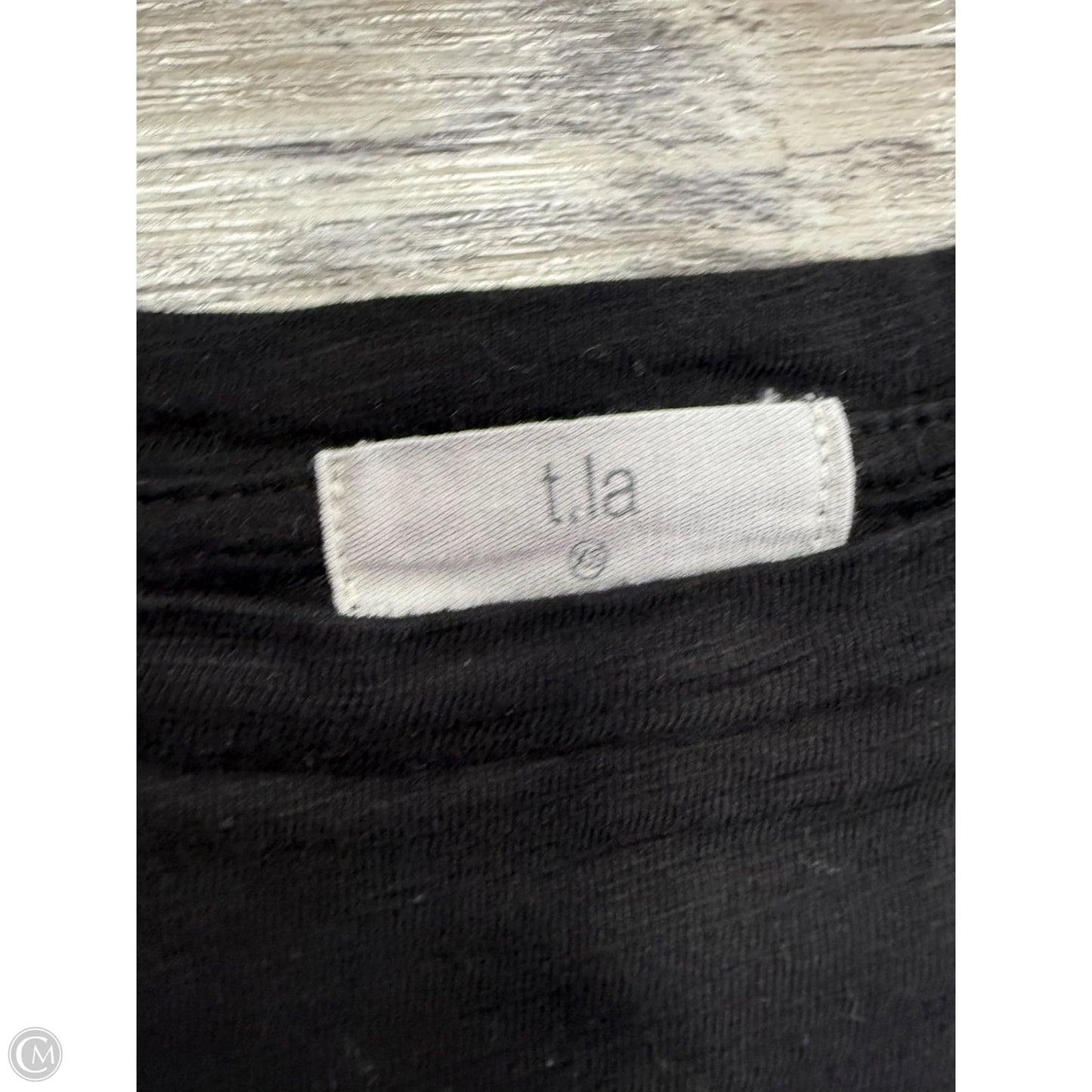 Top Short Sleeve By T.la In Black, Size: Xs