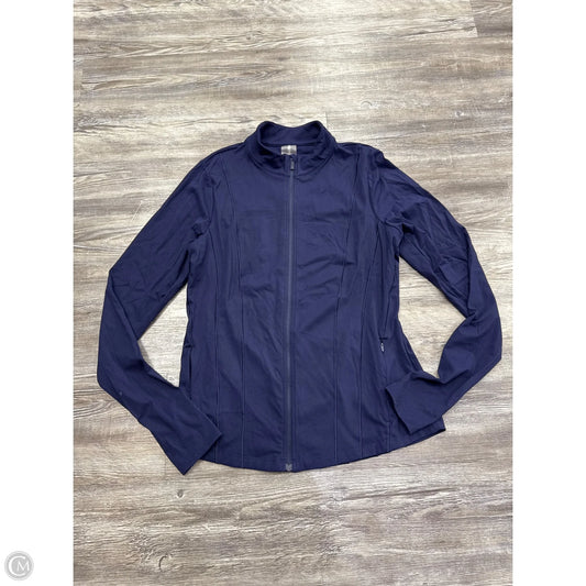 Athletic Jacket By Calia In Blue, Size: L