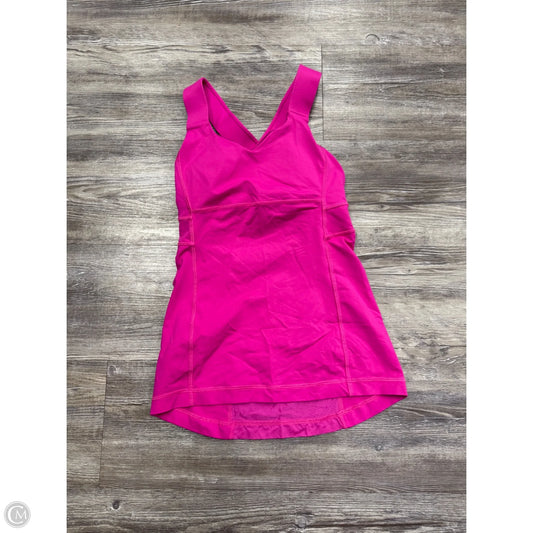 Athletic Tank Top By Lululemon In Pink, Size: Xs