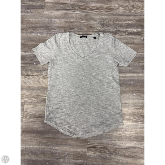 Top Short Sleeve By Atm In Grey, Size: Xs