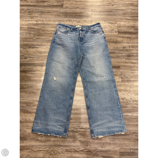 Jeans Wide Leg By Madewell In Blue Denim, Size: 14