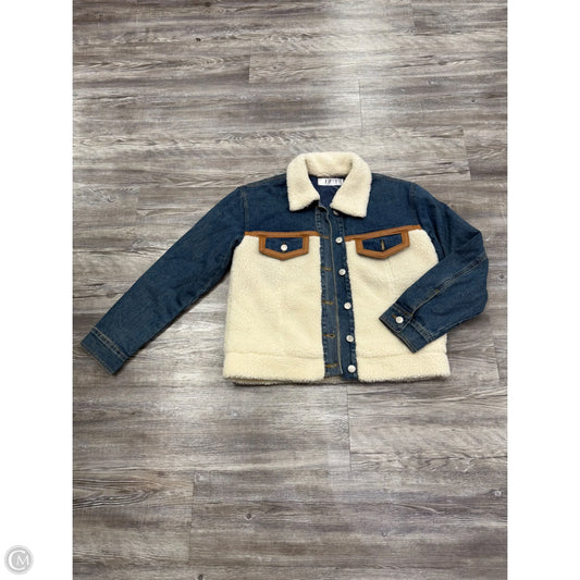 Jacket Denim By Fray In Blue Denim, Size: S