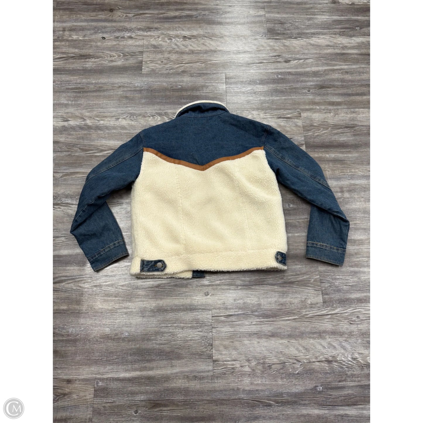 Jacket Denim By Fray In Blue Denim, Size: S