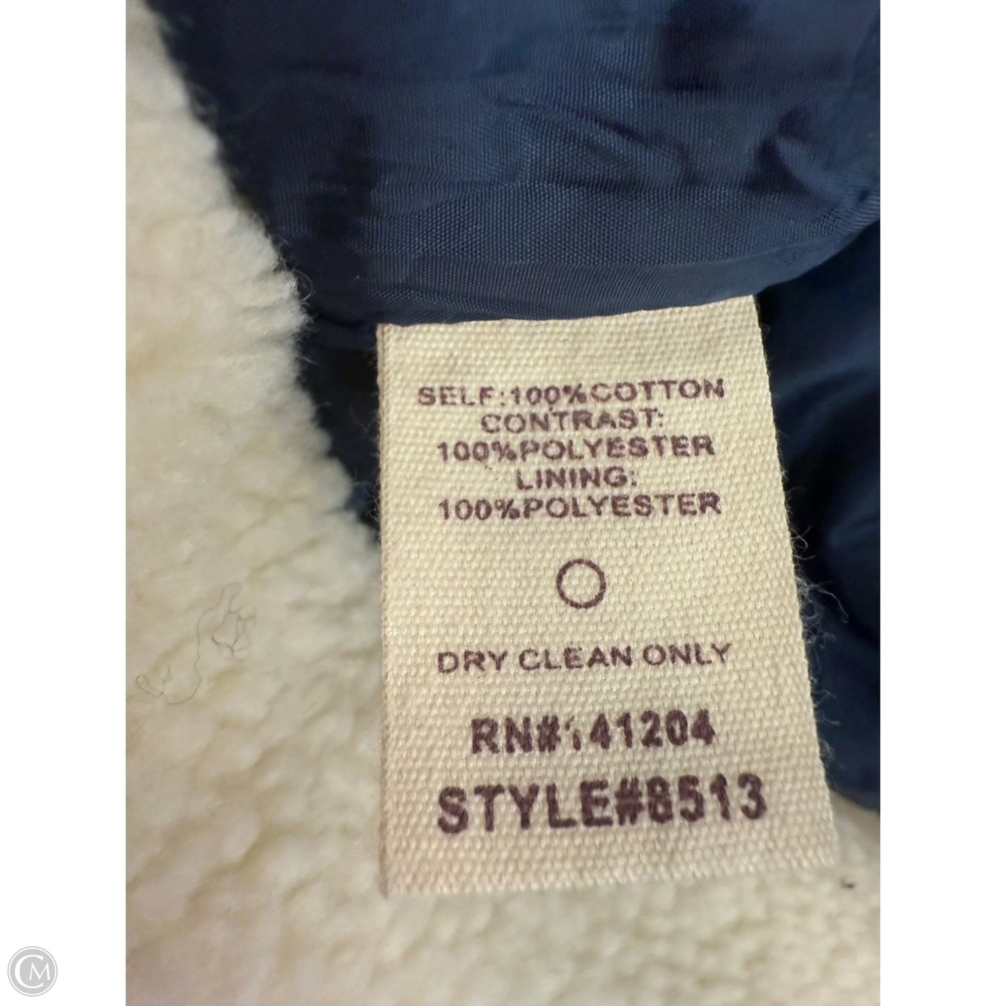 Jacket Denim By Fray In Blue Denim, Size: S