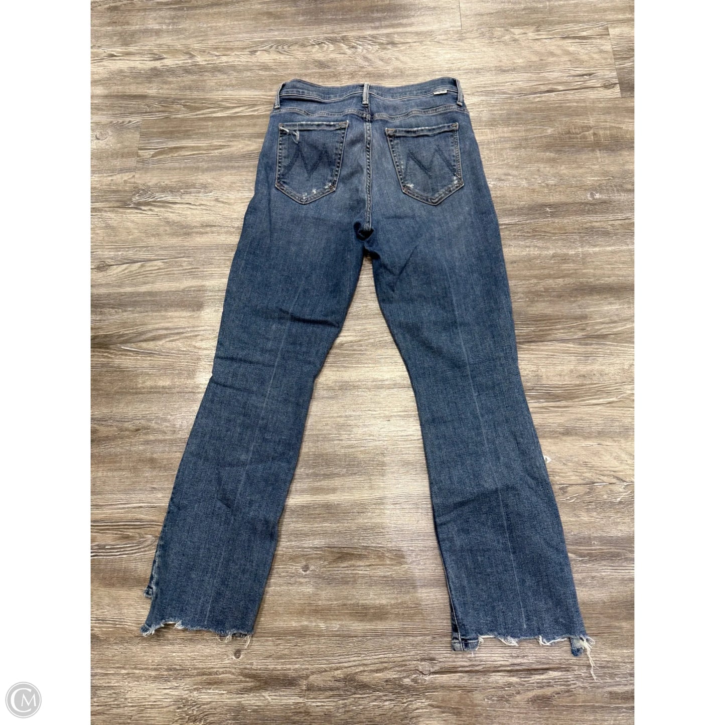Jeans Cropped By Mother In Blue Denim, Size: 4