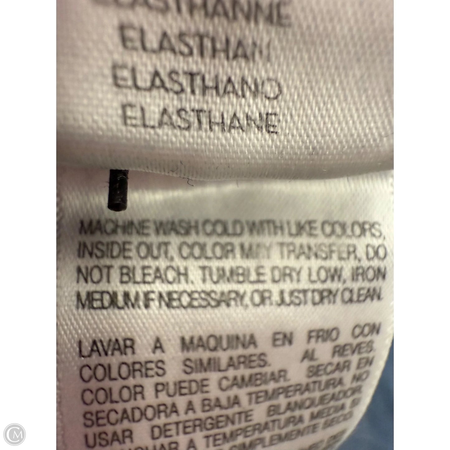 Jeans Cropped By Mother In Blue Denim, Size: 4